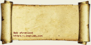 Srećko Aksentijević vizit kartica